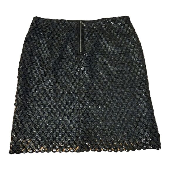 Elie Tahari Size 4 Black Mini Skirt - Picture 5 of 7